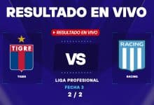 Resultado de Tigre vs Racing Club EN VIVO hoy por el fútbol argentino
