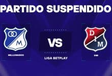 ¿Por qué se suspendió Millonarios vs DIM y cuándo se reanuda?