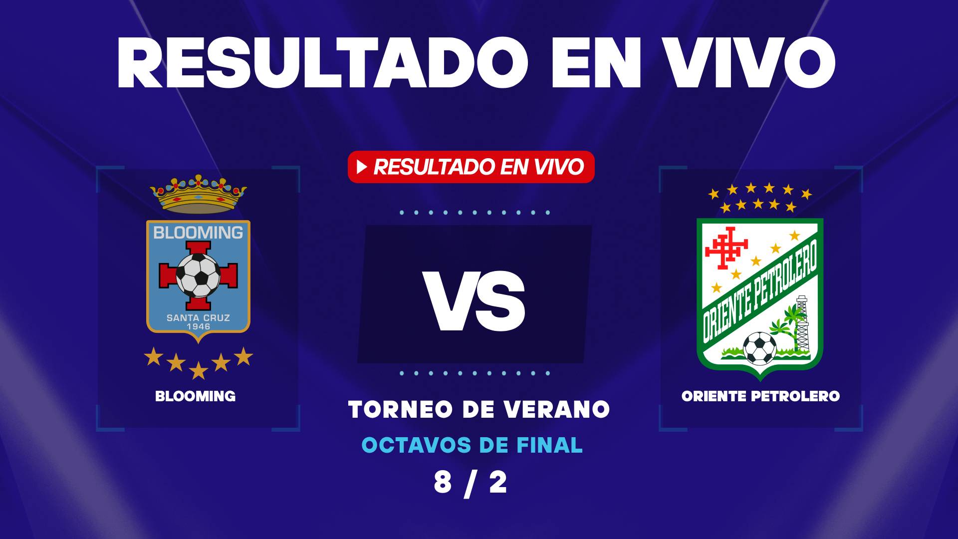 Blooming vs Oriente Petrolero EN VIVO: Resultado del Torneo de Verano 2026