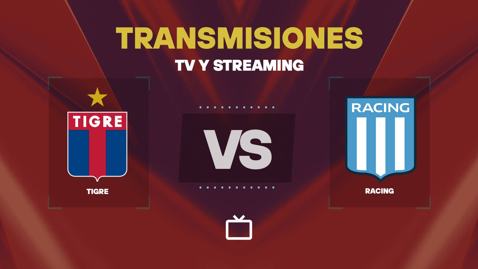 Transmisión EN VIVO de Tigre vs Racing Club hoy: cómo mirar el partido por TV o streaming