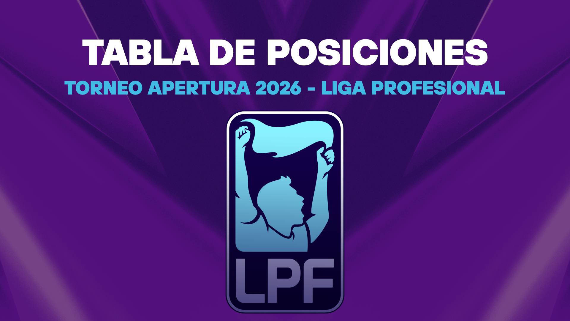 Tabla de Posiciones - Liga Profesional 2026
