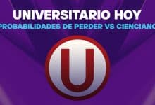 Universitario vs Cienciano probabilidades