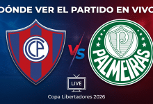Qué canal pasa Cerro Porteño vs Palmeiras: dónde ver EN VIVO por la Copa Libertadores