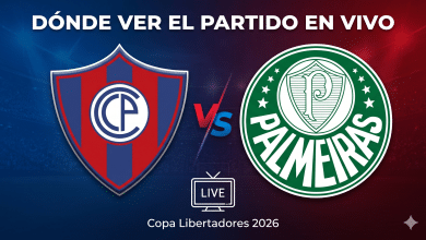 Qué canal pasa Cerro Porteño vs Palmeiras: dónde ver EN VIVO por la Copa Libertadores
