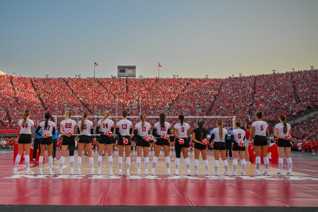 Nebraska Volleyball breaks world record attendance for female sporting events 365Scores