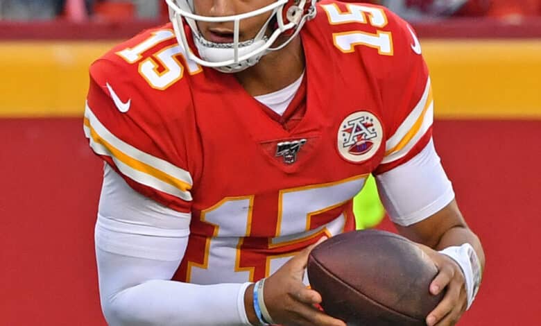 Patrick Mahomes of the Kansas City Chiefs