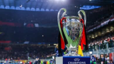 The glorious trophy ahead of the Champions League Final!