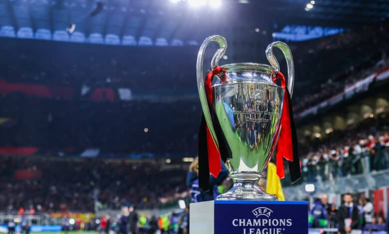 The glorious trophy ahead of the Champions League Final!