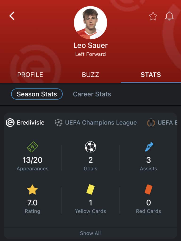 Talented young player!