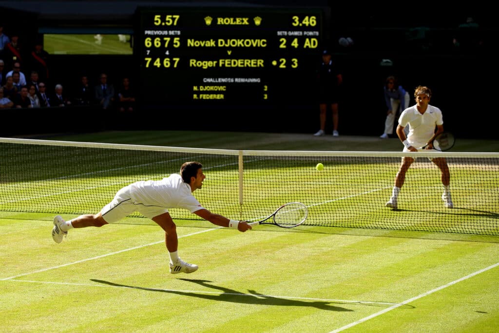 Djokovic loves playing at Wimbledon!