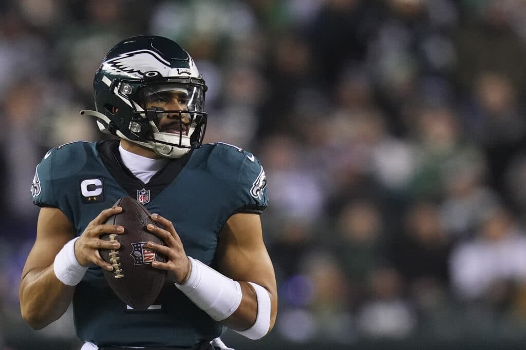 Jalen Hurts of the Philadelphia Eagles