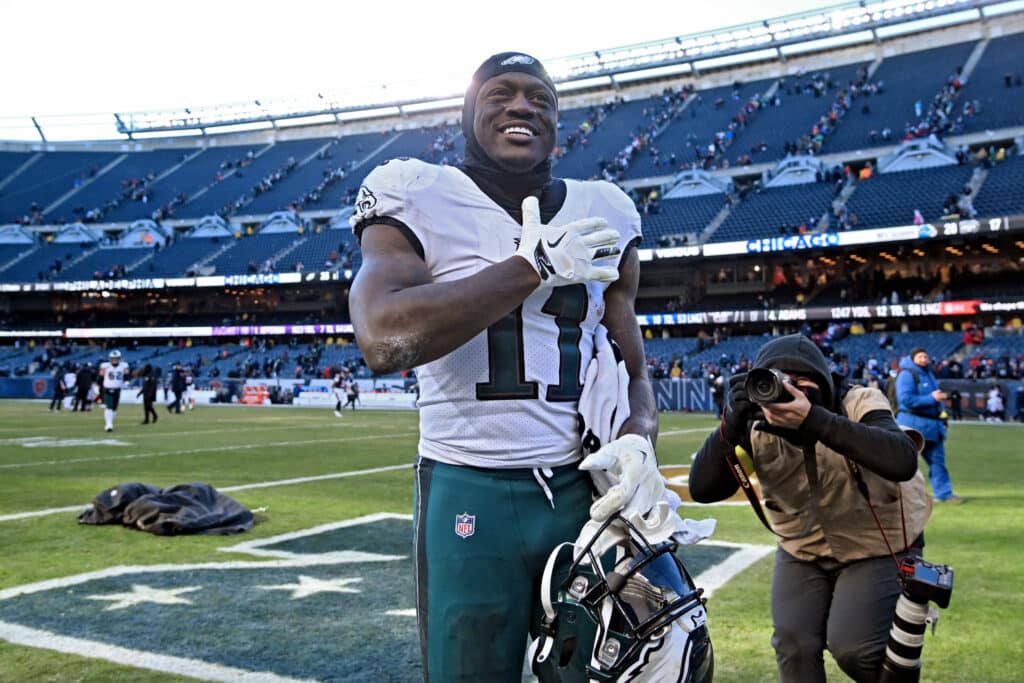 A.J. Brown of the Philadelphia Eagles