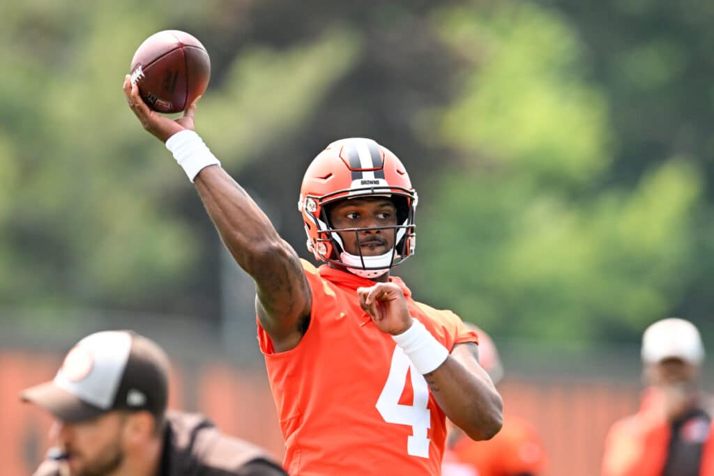 Deshaun Watson of the Cleveland Browns