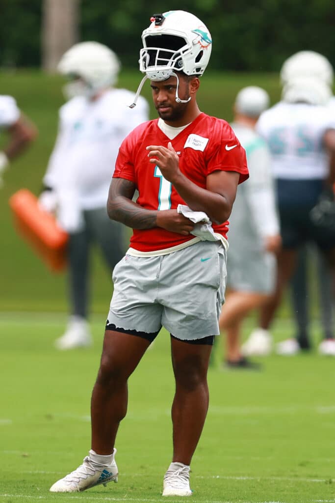 Tua Tagovailoa of the Miami Dolphins