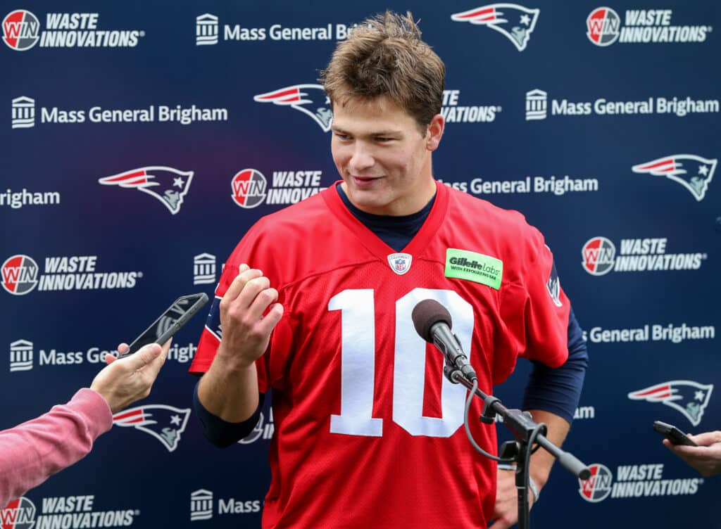 New England Patriots QB Drake Maye