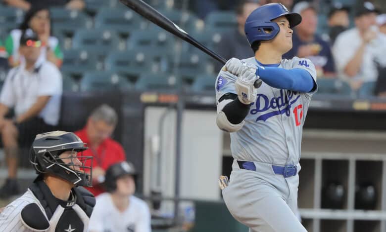 Shohei Ohtani of the Los Angeles Dodgers