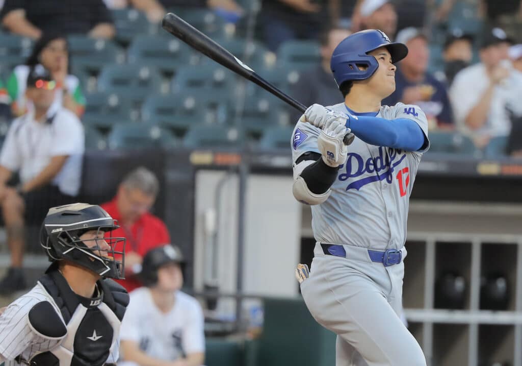 Shohei Ohtani of the Los Angeles Dodgers