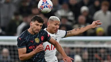 Manchester City take on Tottenham