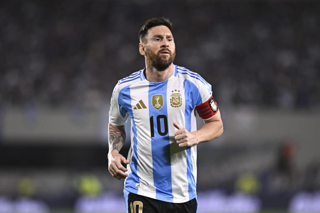 Lionel Messi of Argentina