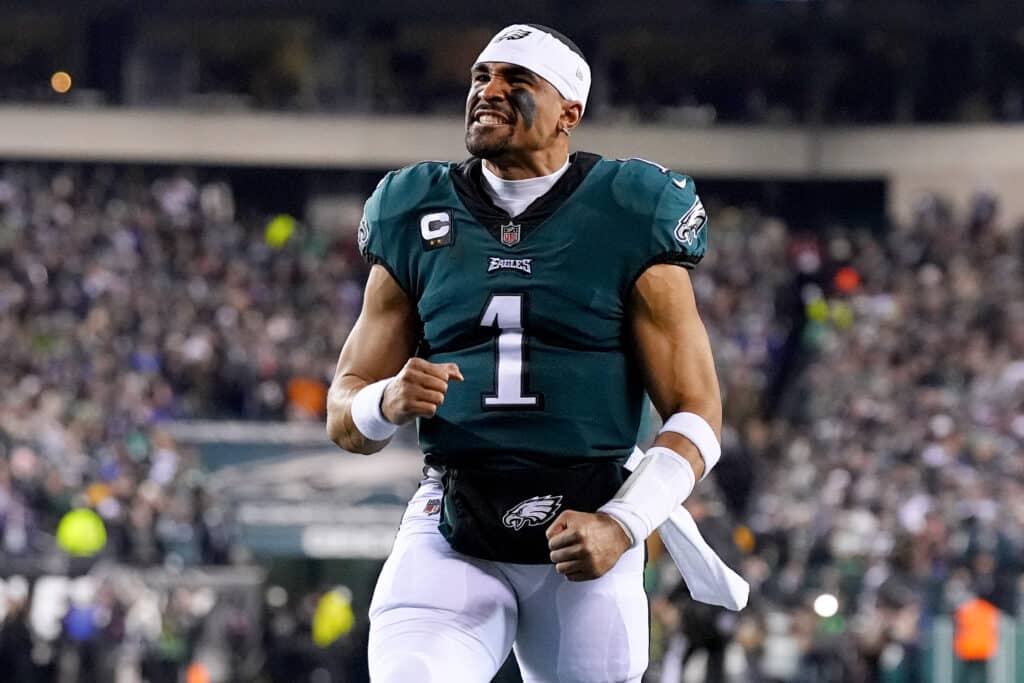 Jalen Hurts of the Philadelphia Eagles