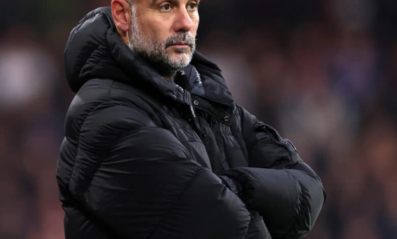 Pep Guardiola's Manchester City are struggling in the Premier League