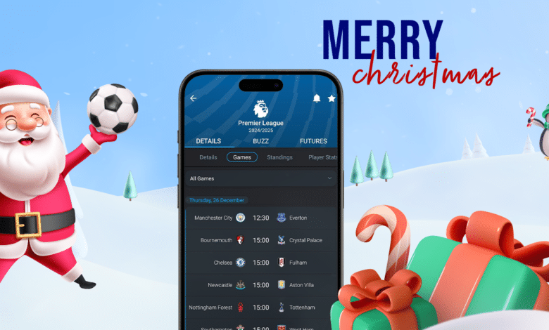 Premier League Boxing day via 365Scores