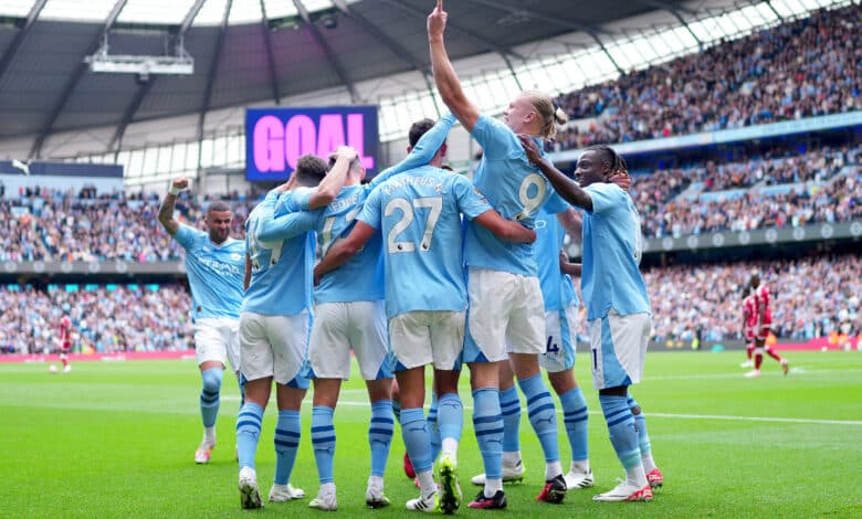 Erling Haaland of Manchester City