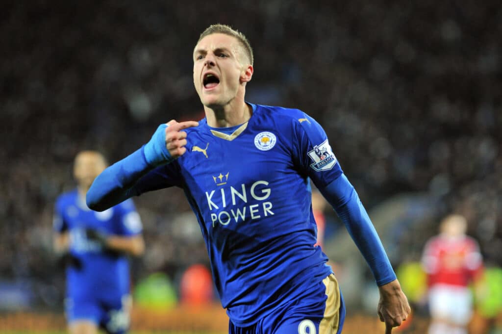 Jamie Vardy of Leicester City