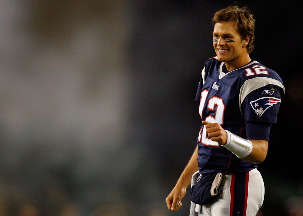 Tom Brady #12 of the New England Patriots