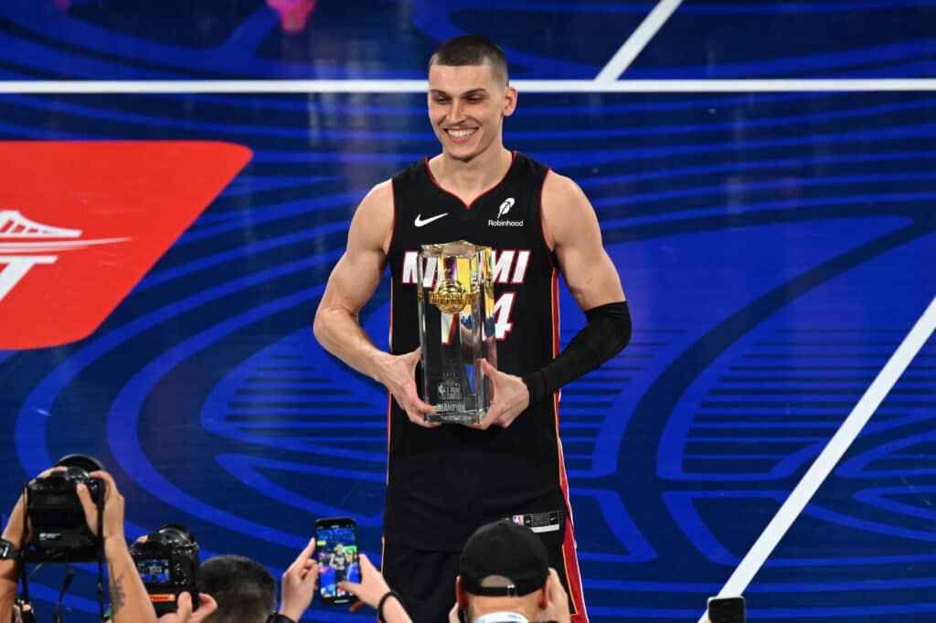 Tyler Herro of Miami Heat won the 3-point contest