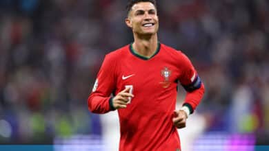 FRANKFURT AM MAIN, Cristiano Ronaldo of Portugal celebrates after the UEFA EURO 2024