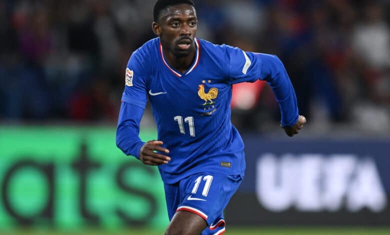Ousmane Dembele’ of France looks on during the UEFA Nations League 2024/25