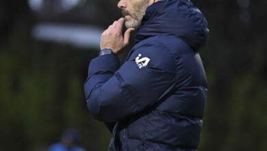 COBHAM, ENGLAND - OCTOBER 25: Head Coach Enzo Maresca of Chelsea during a training session at Chelsea Training Ground on October 25, 2024 in Cobham, England.