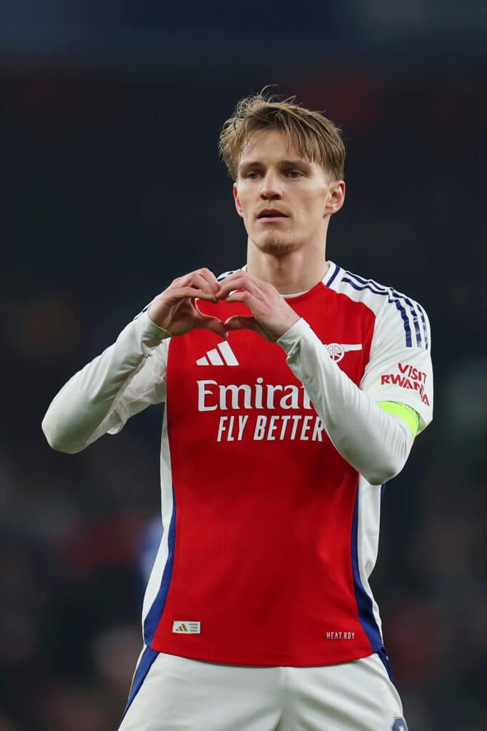 Martin Odegaard shone in the Champions League clash