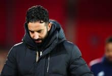 Manchester United manager Ruben Amorim during the Premier League match at the City Ground, Nottingham. Picture date: Tuesday April 1, 2025.