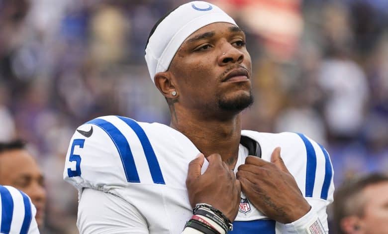 Anthony Richardson Sr. #5 of the Indianapolis Colts