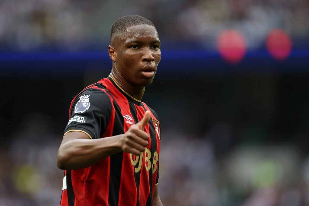 Bafode Diakite of Bournemouth during the Premier League match 
