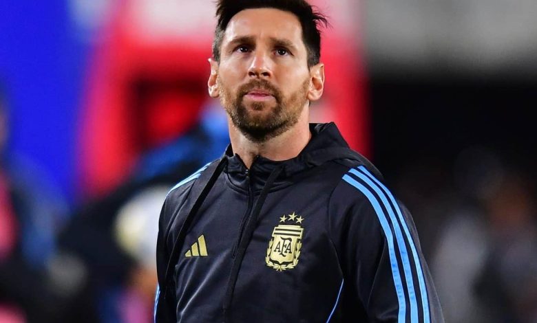 Lionel Messi of Argentina