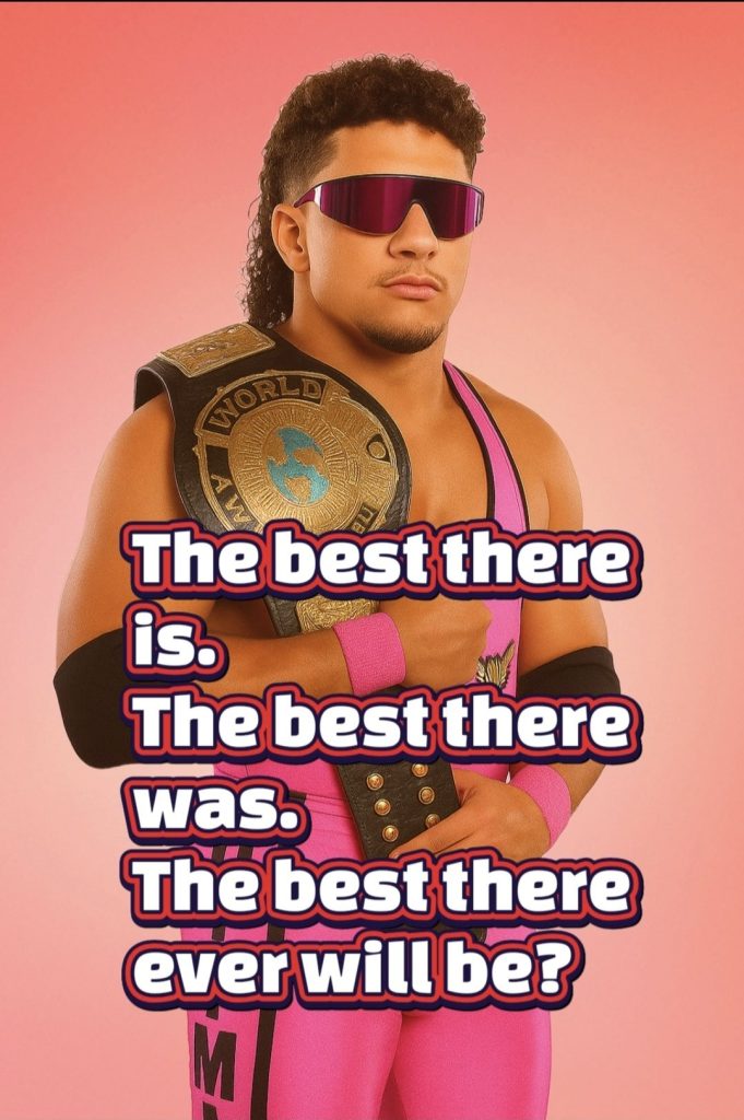 Patrick Mahomes as Bret Hart