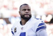 Dak Prescott #4 of the Dallas Cowboys