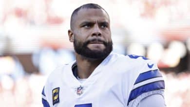 Dak Prescott #4 of the Dallas Cowboys