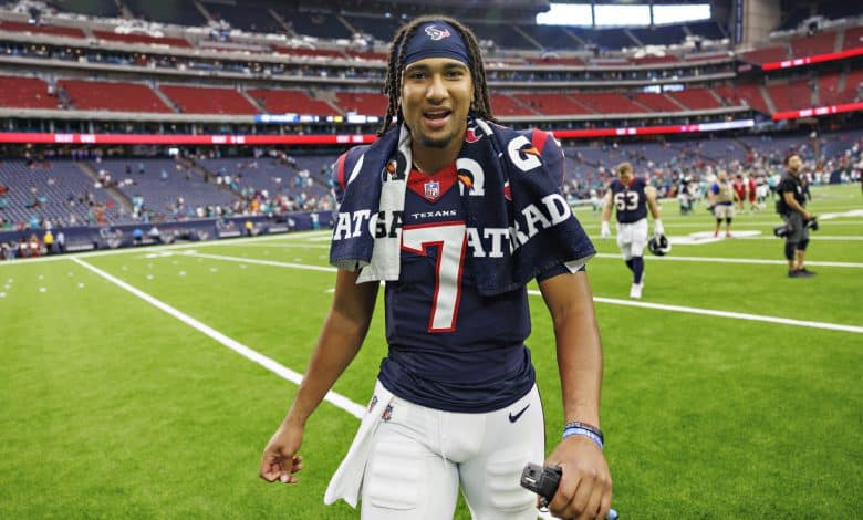 C.J. Stroud #7 of the Houston Texans