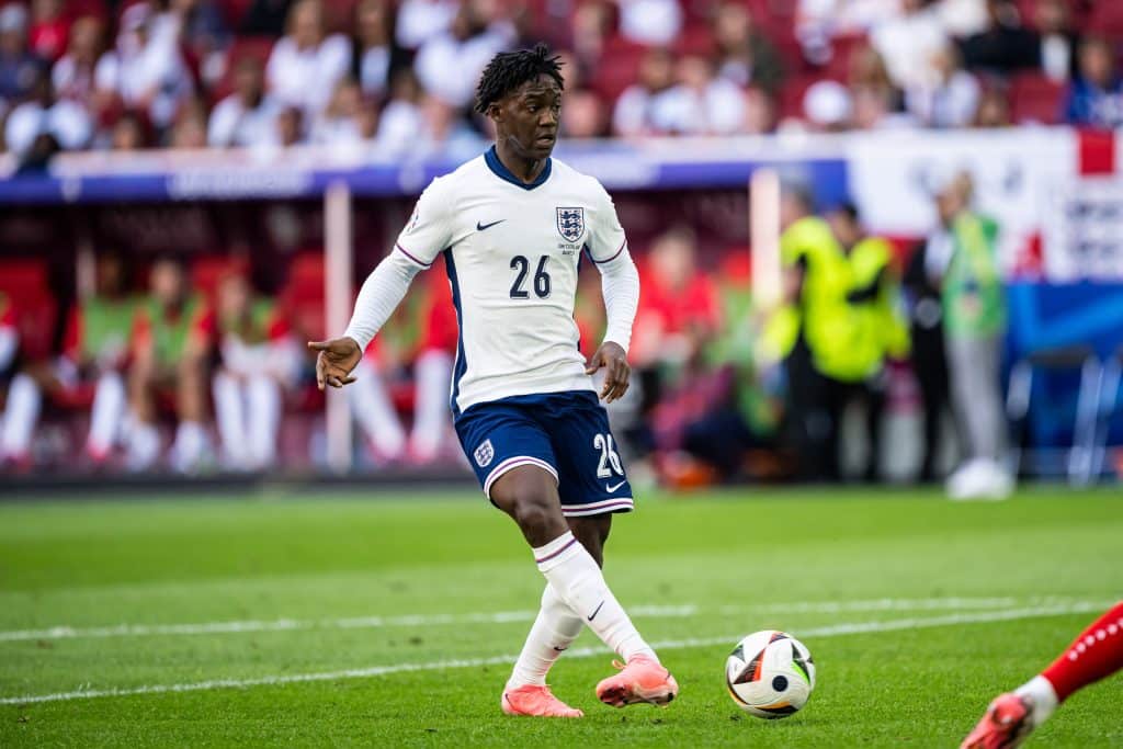 Kobbie Mainoo of England during the UEFA Euro 2024