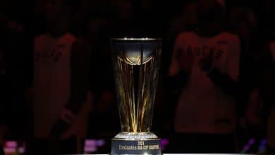 The 2024 Emirates NBA Cup Trophy