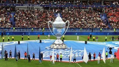PARIS, FRANCE - MAY 24: General view of the stadium before the French Cup Final 2025 between Paris Saint-Germain and Stade Reims at Stade de France on May 24, 2025 in Paris, France.