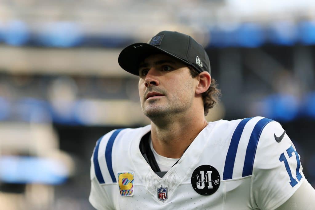 Daniel Jones #17 of the Indianapolis Colts