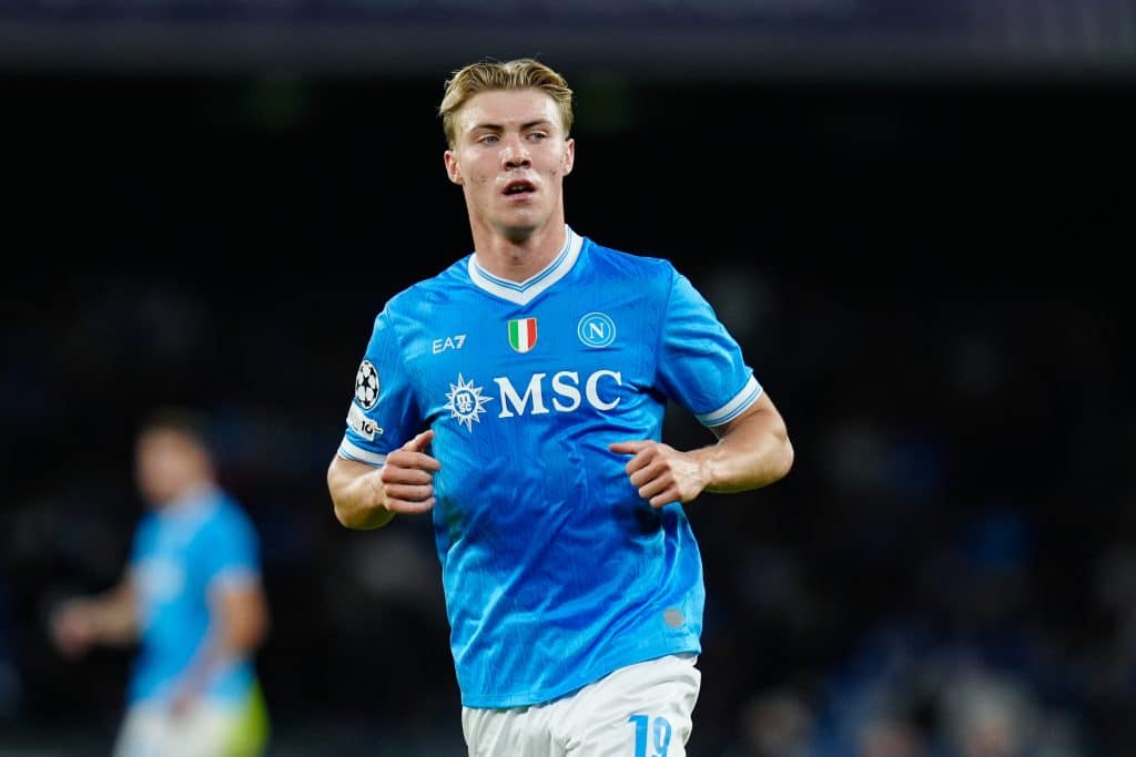 Rasmus Hojlund of SSC Napoli