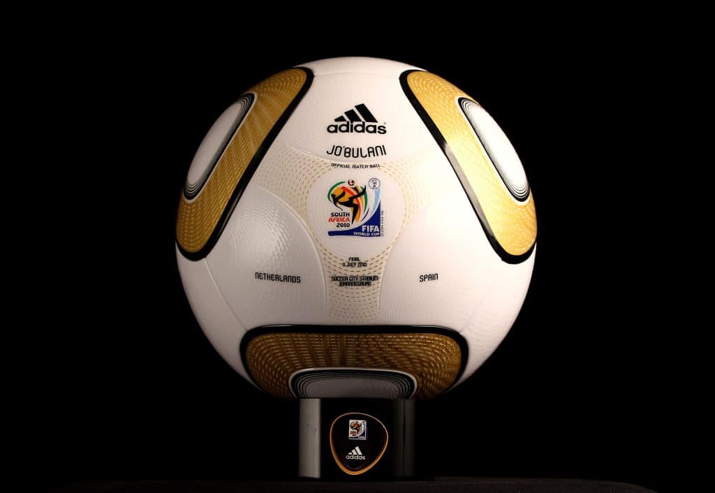 A view of the Jo'bulani, the ball for the 2010 FIFA World Cup in South Africa