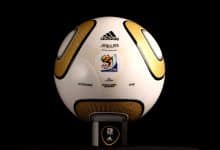 A view of the Jabulani, the ball for the 2010 FIFA World Cup in South Africa