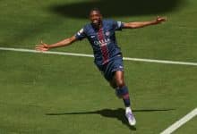 EAST RUTHERFORD, NEW JERSEY - JULY 09: Ousmane Dembele #10 of Paris Saint-Germain celebrates scoring his team's second goal during the FIFA Club World Cup 2025 semi-final match between Paris Saint-Germain and Real Madrid CF at MetLife Stadium on July 09, 2025 in East Rutherford, New Jersey.